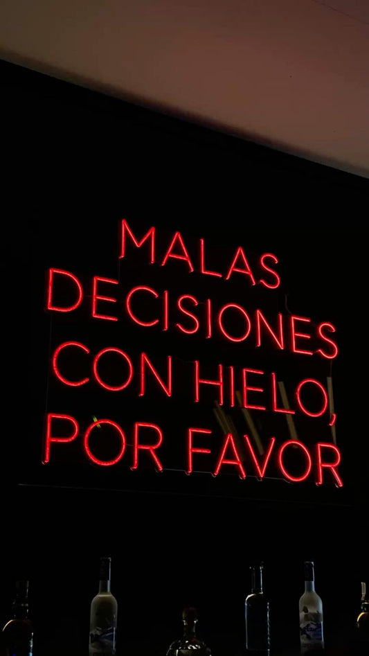 MALAS DECISIONES CON HIELO, POR FAVOR