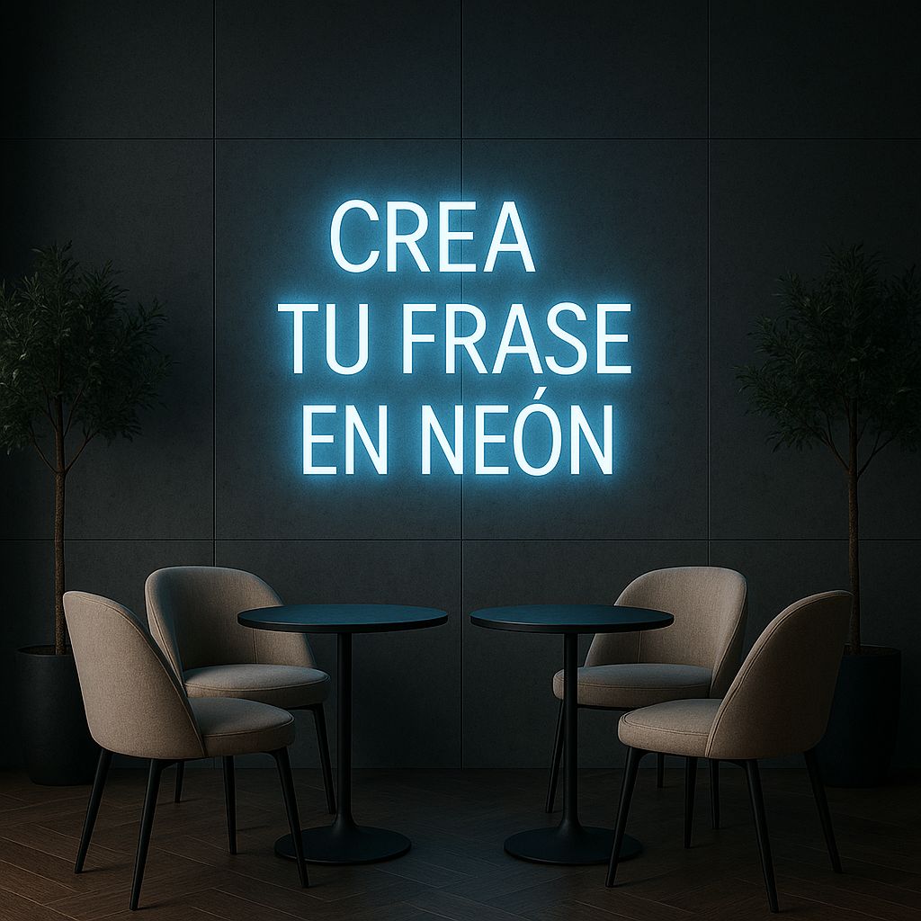 Frases de neón personalizados