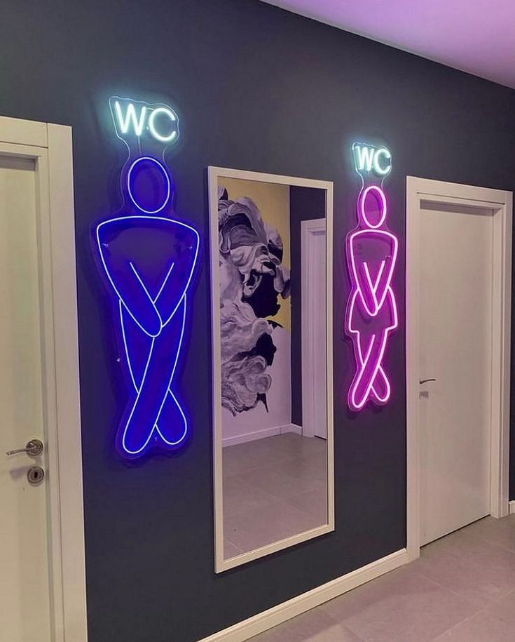 monitos para baños wc