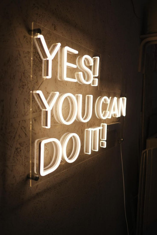 yes, you can do it!