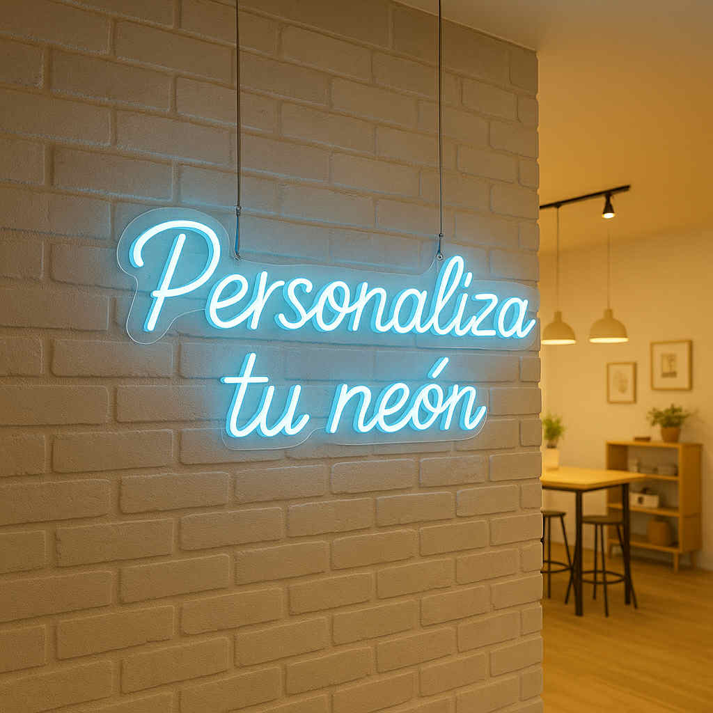 Personaliza tu neón