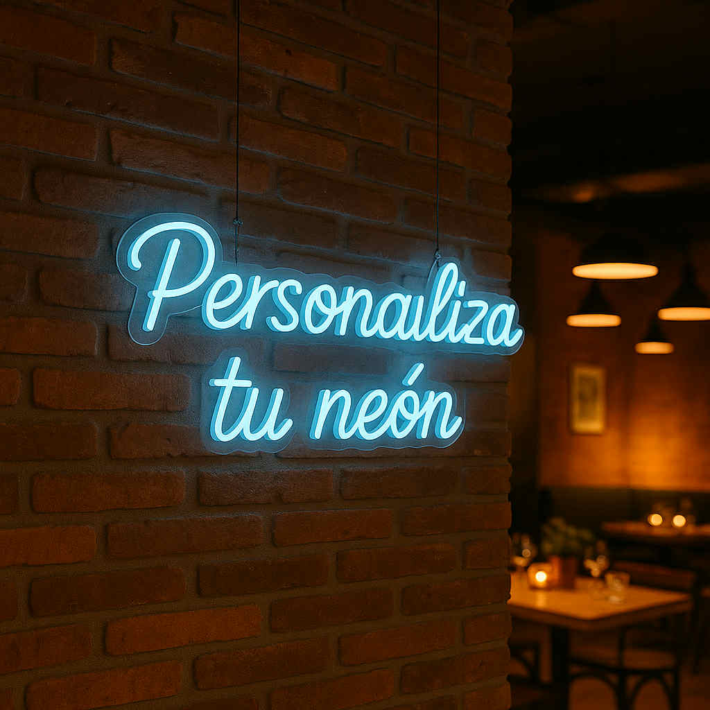 Letras de Neón personalizables